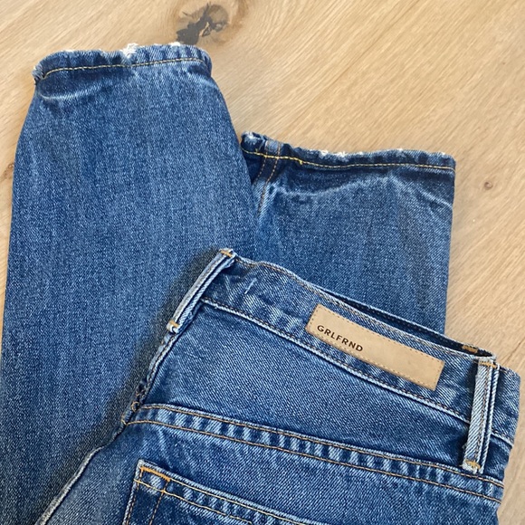 GRLFRND Classic Blue Straight Leg Jeans - Picture 6 of 9